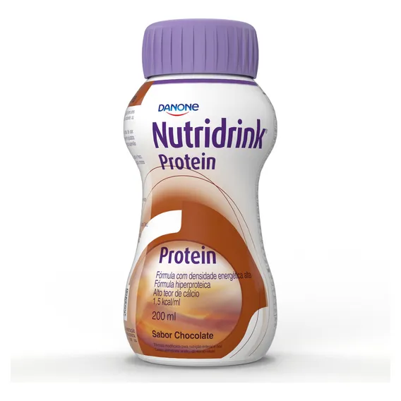 Suplemento Nutridrink Protein Chocolate 200ml Danone Foto 1