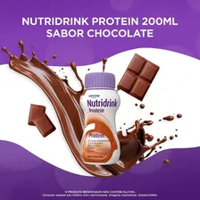 Suplemento Nutridrink Protein Chocolate 200ml Danone Foto mini 3
