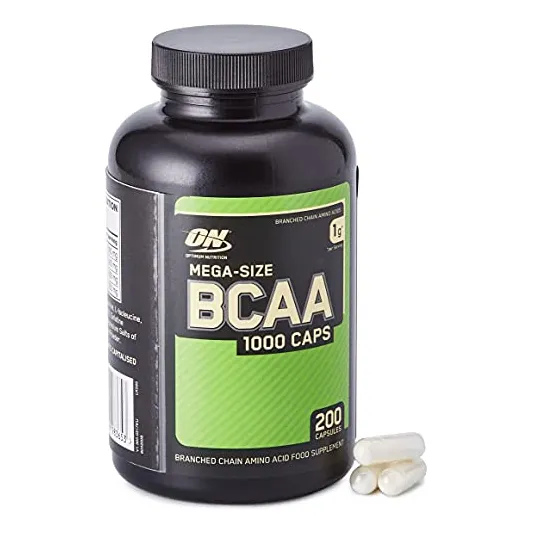 Suplemento Optimum Nutrition Bcaa 1000 Mg, Cápsulas, 200 Uni Foto 1