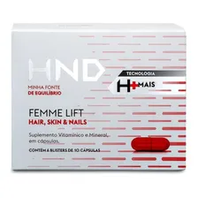 Suplemento Para Cabelo,pele,unha Femme Lift Hair Skin &nails Sabor Sem sabor Foto mini 1