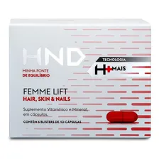 Suplemento Para Cabelo,pele,unha Femme Lift Hair Skin &nails Sabor Sem sabor Foto mini 2