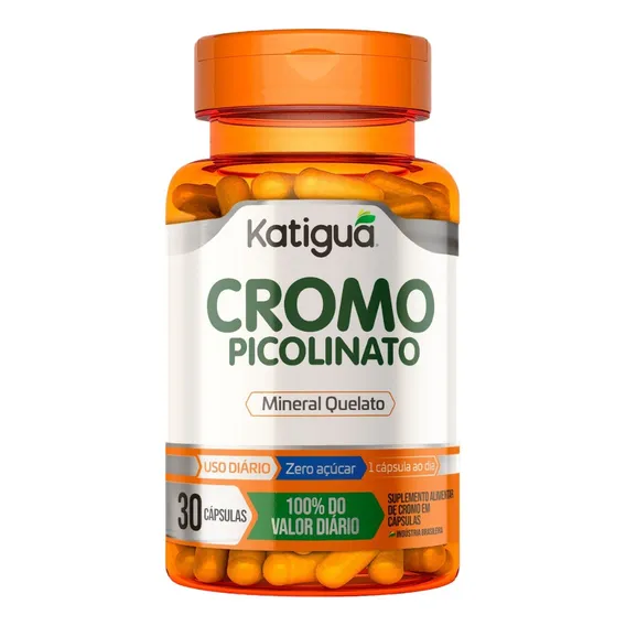Suplemento Picolinato De Cromo 30 Cápsulas Katiguá Foto 1