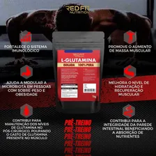 Suplemento Red Fit Nutrition Creatina 1kg L-glutamina 1kg Sabor Natural Foto mini 2