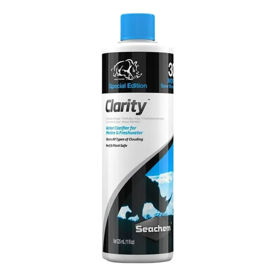 Suplemento Seachem Clarity 325ml Clarificante Para AquƔrio Foto 1