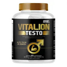Suplemento Vitaminas Minerais Vitalion Testo Sidney 60 Compr Sabor Nao Foto mini  3