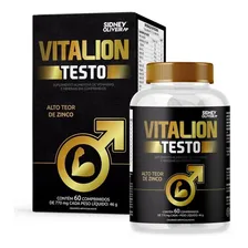 Suplemento Vitaminas Minerais Vitalion Testo Sidney 60 Compr Sabor Nao Foto  mini 1