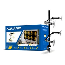 Suporte 4 Monitor Tela Articulado 14 A 32 Até 40kg Reforçado Cor Preto Foto mini 1