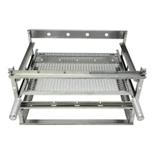 Suporte 5 Espetos Inox Churrasqueiras Alvenaria 61cm +grelha Foto mini 3