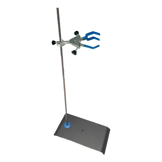 Suporte 70cm + Garra Pinça 3 Dedos Para Condensador Com Mufa Foto 1