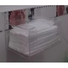 Suporte Acrílico Porta Papel Toalha Banheiro Lavabo Cozinha Foto mini  3