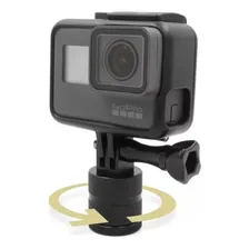 Suporte Adaptador 360 Rosca 1/4 Tripé Para Gopro Hero 10 Cor Preto Foto mini 4