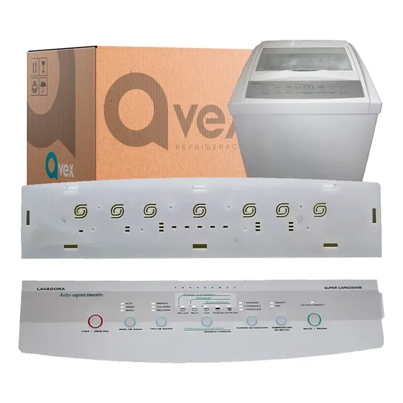 Suporte + Adesivo Painel Da Lavadora Brast. 5kg Bwq22 Foto 1