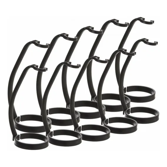 Suporte Alça Para Garrafa Pet 2 A 3 Lts (kit Com 10) - Preto Foto 1