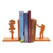 Suporte Aparador Porta Livros Bibliocanto Mochileiro Em Mdf Foto mini 1