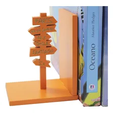 Suporte Aparador Porta Livros Bibliocanto Mochileiro Em Mdf Foto mini 4
