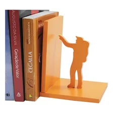 Suporte Aparador Porta Livros Bibliocanto Mochileiro Em Mdf Foto mini 3