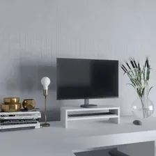 Suporte Apoio Base Para Notebook Escritório Monitores Mesa Cor Branco Foto mini  2