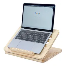 Suporte Apoio Pra Leitura Bíblia E Notebook - Resistente Top Cor Madeira natural Foto mini 1