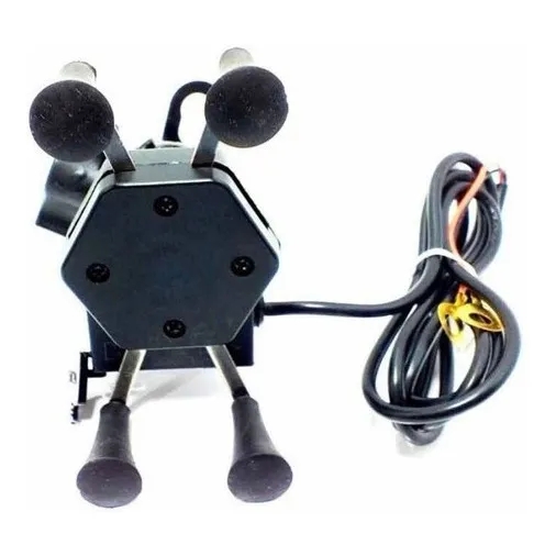 Suporte Aranha Carregador Moto Celular Fixa Retrovisor- Usb Foto 1