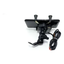 Suporte Aranha Carregador Moto Celular Fixa Retrovisor- Usb Foto mini 3
