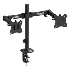 Suporte Articulado 2 Monitores 17 A 32 Com Base Morsa E Fixa Cor Preto Foto  mini 1