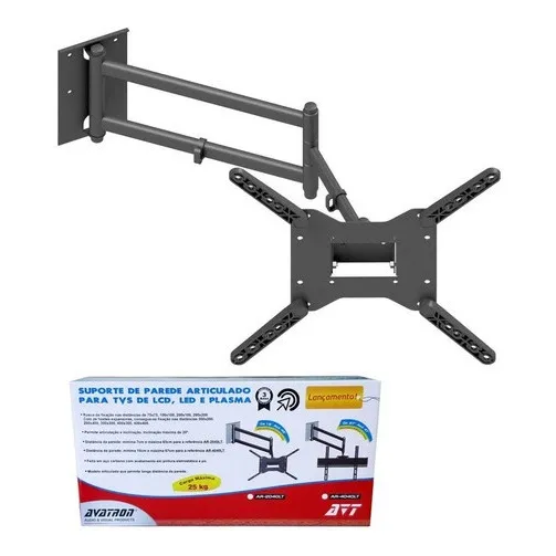 Suporte Articulado De Parede P/ Tv Até 25 Kg 65cm Da Parede Foto 1