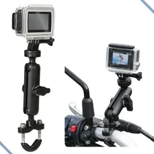 Suporte Articulado Giratório P/ Câmera Gopro, Sj Cam, Guidão Foto mini 1