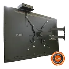 Suporte articulado p/ tv smart/ 4k /lcd/led 23' a 55' suporte p/ conversor cs0040asc Casa do Suporte Cor Preto Foto mini  3