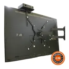 Suporte articulado p/ tv smart/ 4k /lcd/led 23' a 55' suporte p/ conversor cs0040asc Casa do Suporte Cor Preto Foto mini 3