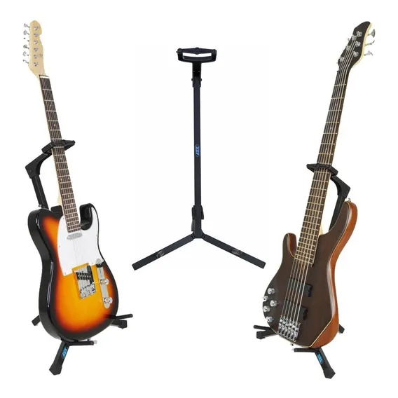 Suporte Ask G3s Chão Violão Guitarra Baixo Pedestal C/ Trava Cor Preto Foto 1