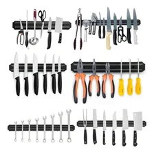 Suporte Barra Magnética Facas Ferramentas Chaves 33 Cm Forte Foto mini 4