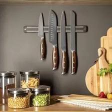 Suporte Barra Magnética Facas Ferramentas Chaves 33 Cm Forte Foto mini  3