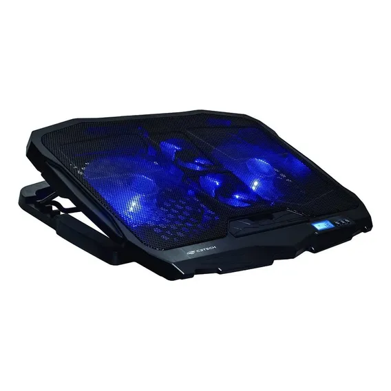 Suporte Base Notebook Nbc-100bk C3tech Gamer 4 Coolers Led Cor Preto Foto 1