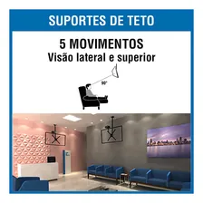 Suporte Brasforma SBRP150 de teto para TV/Monitor de 10