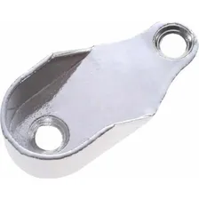 Suporte Cabideiro Oval Para Tubo Oblongo Cromado 10 Peças Foto mini  2