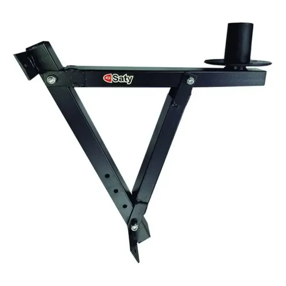 Suporte Caixa Parede Saty Spc 200 Cor Preto Foto 1