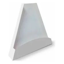 Suporte Caixinha Embalagem Para Fatia De Pizza Branco 100un Foto mini  2