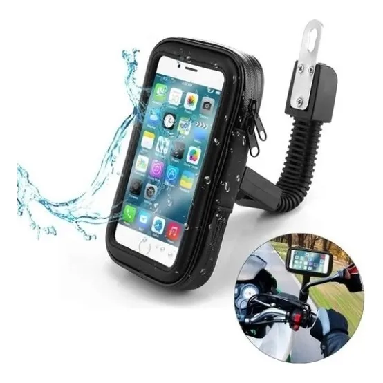 Suporte Capa Celular Para Moto Prova Dágua 6,5'' Moto Foto 1
