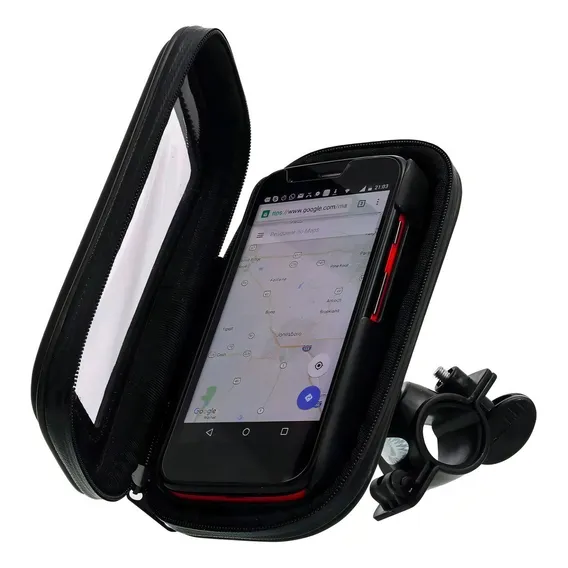 Suporte Capa Celular Universal Gps Moto Bike Foto 1