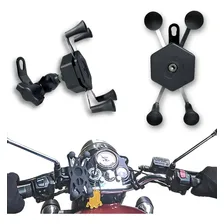 Suporte Celular Moto Carregador Universal Usb Suporte Gps Foto mini 1