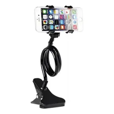Suporte Celular Uso Escrivaninha Cabeceira Cama Mesa Cor Preto Foto mini 2