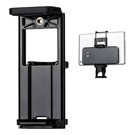 Suporte Clip Para Celular, Tablet E iPad Rosca 1/4 P Tripé Foto 1