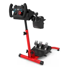 Suporte Cockpit Simulador Volante Logitech G27 G29 G920 G923 Cor Vermelho Foto mini 1