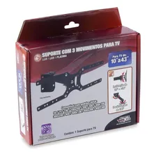 Suporte Com 3 Movimentos Para Tv De 10 A 43 Force Line Foto mini  2