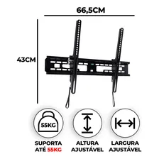 Suporte com inclinação para TV de 32? a 80? Multivisão HD-599-L Preto Foto mini 4