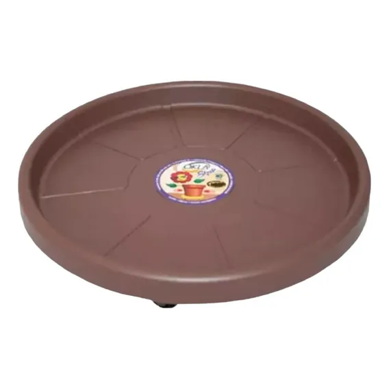 Suporte Com Rodas Prato Para Vaso Tabaco 35cm Foto 1