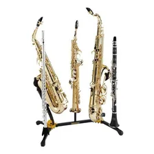 Suporte Combinado P/ Sax Flauta Clarinete Hercules Ds538b Foto mini 2