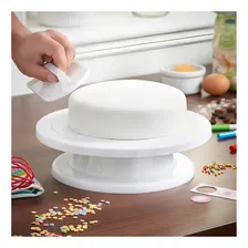 Suporte De Bolo Girat贸rio Confeitar Bailarina E Tortas Casa Foto mini 2