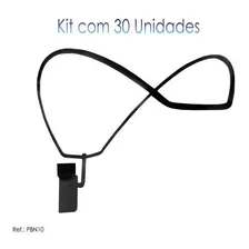 Suporte De Boné Branco P/ Painel Canaletado - 30 Unidades Foto mini 4