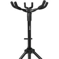 Suporte De Chão Para Violão Pedestal Triplo P Viol Guit Bai Cor Preto Foto mini 4
